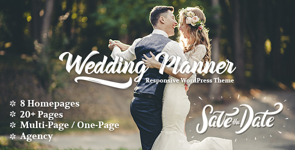 Wedding Planner v4.7 – Responsive WordPress Theme